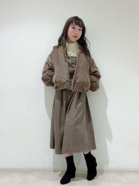 やぎみさきさん（レディース・153cm）の冬コーディネート