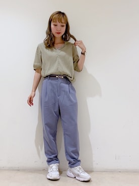 「ピスタチオ」｜やぎみさきさん（レディース・152cm）の夏コーディネート