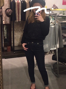 「MAISON KITSUNE」｜「アイテム（ハンチング/ベレー帽）」を使った、🌜SOㄹA🌛さん（レディース・155cm）の冬コーディネート