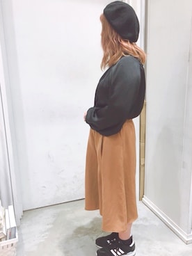 「coen」｜「アイテム（帽子）」を使った、14+ イオンモール鶴見緑地店 スタッフさん（レディース・149cm）の春コーディネート