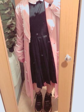 Candy Stripperのチェスターコート（ピンク系）を使った人気