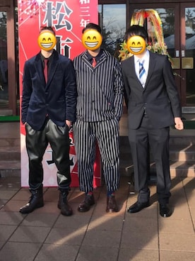 「COOKMAN（クックマン）のアイテム（トップス）」を使った、“K”.さん（メンズ・175cm）の冬コーディネート