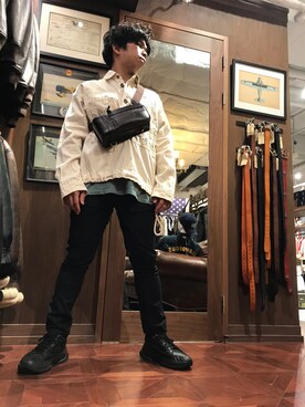 南慎也さん（メンズ・166cm）の夏コーディネート