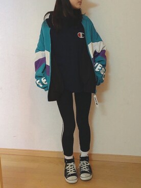 レギンス スパッツを使った ナイキソックス の人気ファッションコーディネート Wear