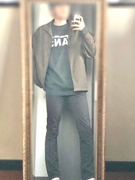 「VANS（バンズ）のアイテム（スウェット）」を使った、ゆうだいさん（メンズ・175cm）の秋コーディネート