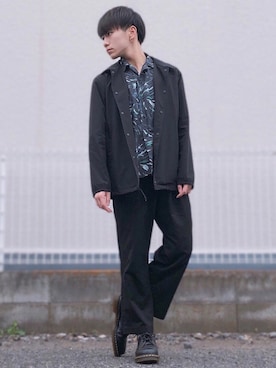 「BACK NUMBER（バックナンバー）のアイテム」を使った、MASAKIさん（メンズ・168cm）の春コーディネート