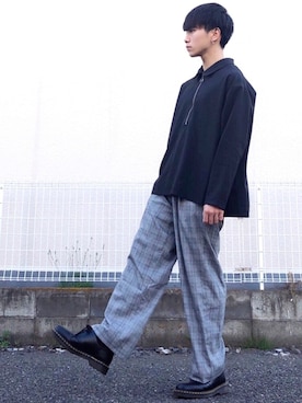「THE CASUAL（カジュアル）のアイテム（パンツ）」を使った、MASAKIさん（メンズ・168cm）の夏コーディネート