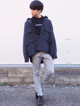 「KANGOL（カンゴール）のアイテム」を使った、MASAKIさん（メンズ・168cm）の夏コーディネート