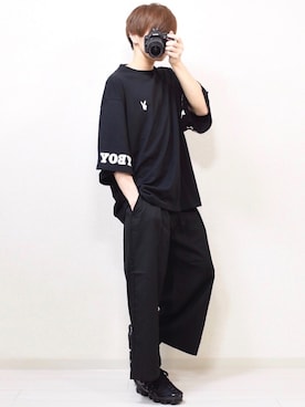 「ZIP FIVE（ジップファイブ）のアイテム（パンツ）」を使った、MASAKIさん（メンズ・168cm）の夏コーディネート