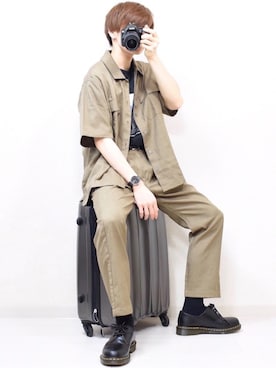 「Daniel Wellington（ダニエルウェリントン）のアイテム」を使った、MASAKIさん（メンズ・168cm）の夏コーディネート
