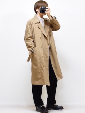 「My/kan（マイカン）のアイテム」を使った、MASAKIさん（メンズ・168cm）の秋コーディネート