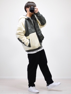 「Mark Gonzales（マーク・ゴンザレス）のアイテム（ブルゾン）」を使った、MASAKIさん（メンズ・168cm）の冬コーディネート