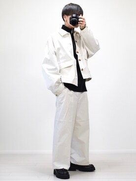 「INTER FACTORY（インターファクトリー）のアイテム（ジャケット/アウター）」を使った、MASAKIさん（メンズ・168cm）の冬コーディネート