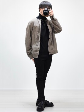 「FORK&SPOON（フォークアンドスプーン）のアイテム（ジャケット/アウター）」を使った、MASAKIさん（メンズ・168cm）の春コーディネート