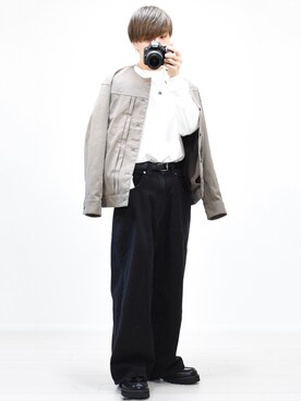 「FORK&SPOON（フォークアンドスプーン）のアイテム（ジャケット/アウター）」を使った、MASAKIさん（メンズ・168cm）の春コーディネート