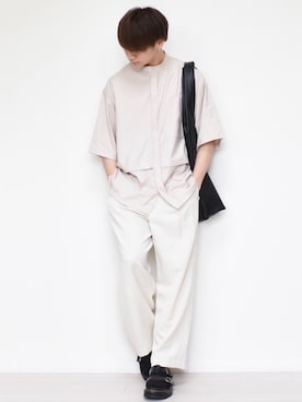 「Dr. Martens（ドクターマーチン）のアイテム（サンダル）」を使った、MASAKIさん（メンズ・168cm）の春コーディネート