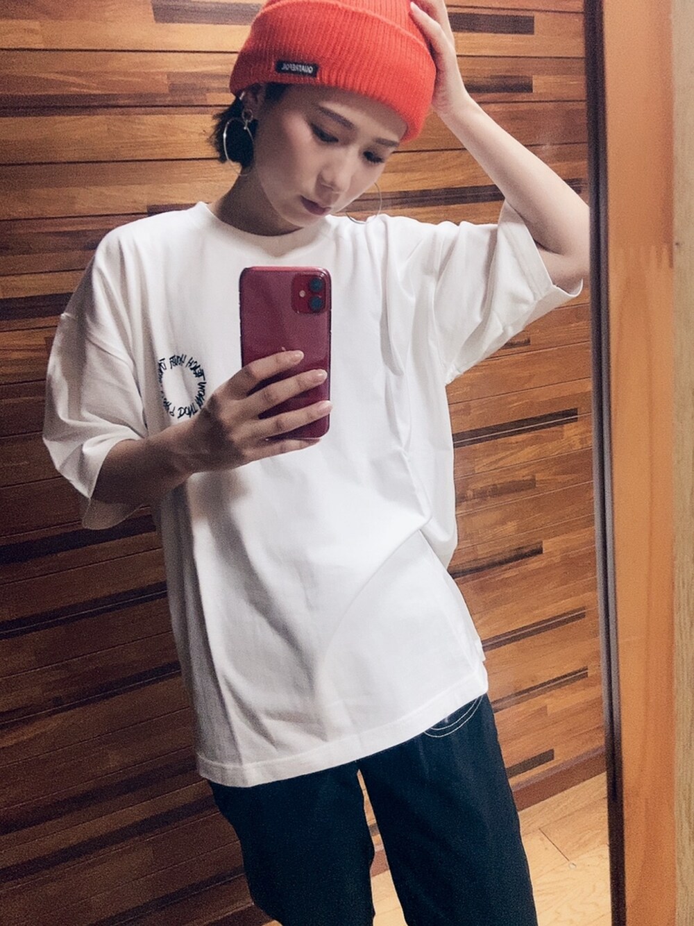 「休日スタイル、Tシャツ、ootd、VANS」｜「MAISON SPECIALのアイテム（Tシャツ/カットソー、ホワイト系）」を使った、aynさん（レディース・160cm）の夏コーディネートの1枚目の写真