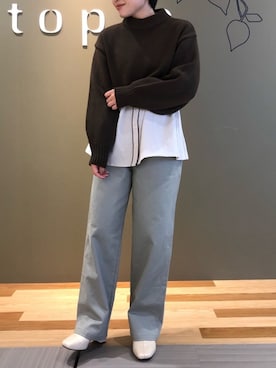 たかやまゆいさん（レディース・153cm）の冬コーディネート