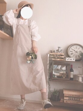 「CONVERSE（コンバース）のconverse（コンバース） ALL STAR OX（オールスターOX）（スニーカー）」を使った、おぎかりさん（レディース・160cm）の夏コーディネート