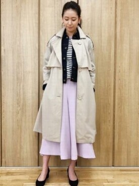 「KATHARINE ROSS（キャサリンロス）のアイテム（デニムジャケット）」を使った、KATHARINEROSS さん（レディース・168cm）の冬コーディネート