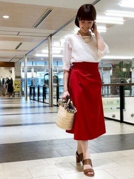 「KATHARINE ROSS（キャサリンロス）のアイテム（アクセサリー）」を使った、KATHARINEROSS さん（レディース・156cm）の春コーディネート