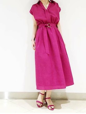 「KATHARINE ROSS（キャサリンロス）のアイテム（ワンピース）」を使った、KATHARINEROSS さん（レディース・160cm）の春コーディネート