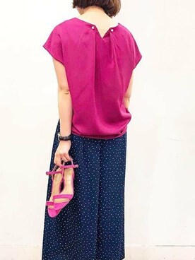「KATHARINE ROSS（キャサリンロス）のアイテム（シューズ）」を使った、KATHARINEROSS さん（レディース・160cm）の春コーディネート