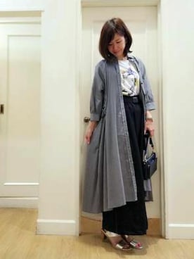 「KATHARINE ROSS（キャサリンロス）のアイテム（ワンピース）」を使った、KATHARINEROSS さん（レディース・162cm）の夏コーディネート