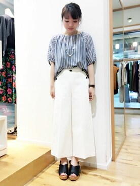 「キャサリンロス」｜KATHARINEROSS さん（レディース・152cm）の夏コーディネート