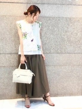 「キャサリンロス」｜KATHARINEROSS さん（レディース・156cm）の夏コーディネート