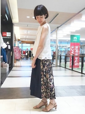 「キャサリンロス」｜KATHARINEROSS さん（レディース・156cm）の夏コーディネート