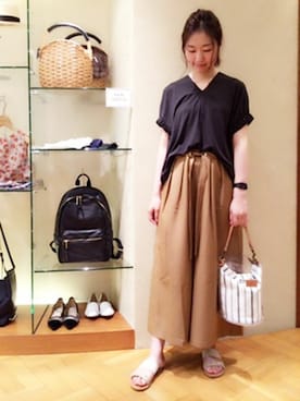 「キャサリンロス」｜KATHARINEROSS さん（レディース・162cm）の夏コーディネート