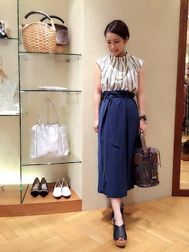 「キャサリンロス」｜KATHARINEROSS さん（レディース・152cm）の夏コーディネート