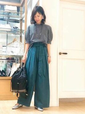 「キャサリンロス」｜KATHARINEROSS さん（レディース・162cm）の夏コーディネート