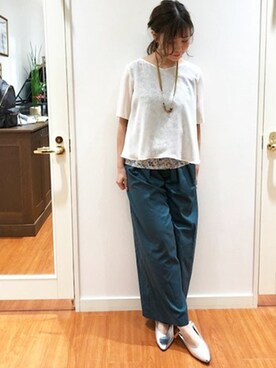 「キャサリンロス」｜KATHARINEROSS さん（レディース・160cm）の夏コーディネート