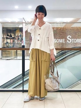 「KATHARINE ROSS（キャサリンロス）のアイテム（シューズ）」を使った、KATHARINEROSS さん（レディース・156cm）の春コーディネート