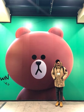 「アイテム（ダウンジャケット/コート）」を使った、Mr罗罗罗罗老师さん（メンズ・185cm・20代）の冬コーディネート