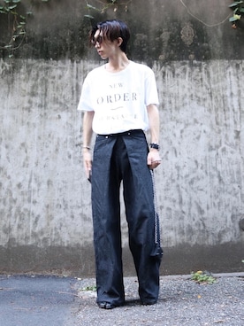 「メゾンマルジェラ」｜「アイテム（アナログ腕時計）」を使った、c__keny（ケニー）さん（メンズ・175cm）の秋コーディネート
