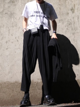 「マルジェラ」｜「アイテム（財布/小物）」を使った、c__keny（ケニー）さん（メンズ・175cm）の秋コーディネート