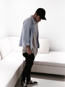 「hat」｜Gsus Monroyさん（メンズ・175cm）の夏コーディネート