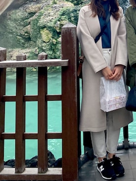 「index（インデックス）のアイテム（その他アウター）」を使った、eriさん（レディース・163cm）の春コーディネート