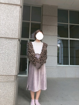 「NICE CLAUP（ナイスクラップ）のアイテム（ブルゾン）」を使った、🎀蛋蛋🎀さん（レディース・157cm）の冬コーディネート