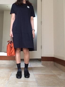 「8seconds（エイトセカンズ）のアイテム（ワンピース/ドレス）」を使った、kuuumyさん（レディース・158cm）の夏コーディネート