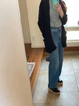 「MARC JACOBS（マークジェイコブス）のアイテム（Tシャツ/カットソー）」を使った、kuuumyさん（レディース・158cm）の春コーディネート