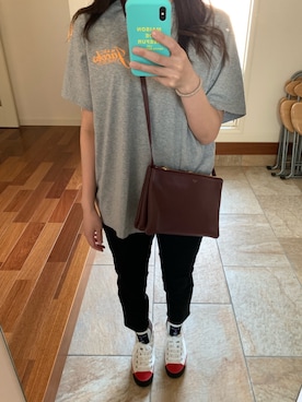 「MARC JACOBS（マークジェイコブス）のアイテム（スニーカー）」を使った、kuuumyさん（レディース・158cm）の春コーディネート