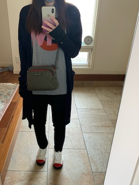 「Marc by Marc Jacobs（マークバイマークジェイコブス）のアイテム（トップス）」を使った、kuuumyさん（レディース・158cm）の春コーディネート