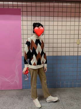 「毛衣」｜susuesueさん（レディース・161cm）の冬コーディネート