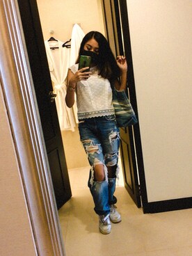 momoe.momoさん（レディース・160cm）の秋コーディネート