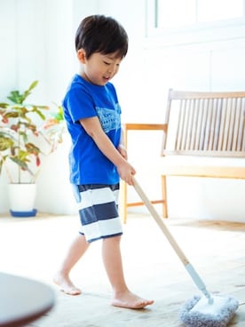 「アイテム（トップス）」を使った、THE SHOP TK KIDS officialさん（レディース・100cm）の春コーディネート