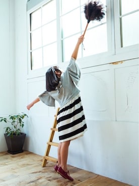 「アイテム（ワンピース/ドレス）」を使った、THE SHOP TK KIDS officialさん（キッズ・120cm）の春コーディネート